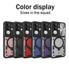 For vivo Y29 4G CD Texture Sliding Camshield Magnetic Holder Phone Case(Silver) - 2