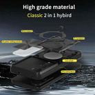For vivo V50 Lite 4G CD Texture Sliding Camshield Magnetic Holder Phone Case(Black) - 3