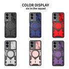 For vivo Y29s 5G CD Texture Sliding Camshield Magnetic Holder Phone Case(Purple) - 2