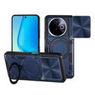 For vivo Y39 5G CD Texture Sliding Camshield Magnetic Holder Phone Case(Blue) - 1