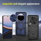 For vivo Y300 Pro CD Texture Sliding Camshield Magnetic Holder Phone Case(Blue) - 3