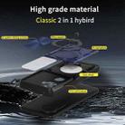 For vivo V50 5G CD Texture Sliding Camshield Magnetic Holder Phone Case(Black) - 3