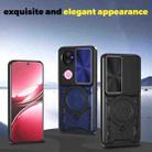 For vivo V50 5G CD Texture Sliding Camshield Magnetic Holder Phone Case(Purple) - 2