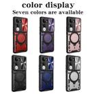 For vivo Y400 Pro 5G India CD Texture Sliding Camshield Magnetic Holder Phone Case(Silver) - 2