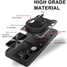 For vivo Y400 Pro 5G India CD Texture Sliding Camshield Magnetic Holder Phone Case(Silver) - 3
