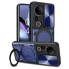 For vivo S20 Pro / T4 Ultra 5G CD Texture Sliding Camshield Magnetic Holder Phone Case(Blue) - 1
