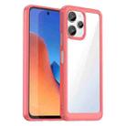 For Xiaomi Poco M6 Pro 5G Colorful Series Acrylic Hybrid TPU Phone Case(Red) - 1