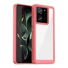 For Xiaomi Redmi K60 Ultra Colorful Series Acrylic Hybrid TPU Phone Case(Red) - 1