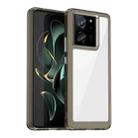 For Xiaomi 13T Pro Colorful Series Acrylic Hybrid TPU Phone Case(Transparent Grey) - 1