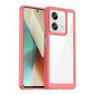 For Xiaomi Redmi Note 13 5G Colorful Series Acrylic Hybrid TPU Phone Case(Red) - 1