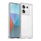 For Xiaomi Redmi Note 13 Pro 5G Colorful Series Acrylic Hybrid TPU Phone Case(Transparent) - 1