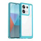 For Xiaomi Redmi Note 13 Pro 5G Colorful Series Acrylic Hybrid TPU Phone Case(Transparent Blue) - 1