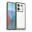 For Xiaomi Redmi Note 13 Pro 5G Colorful Series Acrylic Hybrid TPU Phone Case(Transparent Grey) - 1