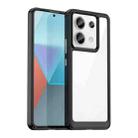 For Xiaomi Redmi Note 13 Pro 5G Colorful Series Acrylic Hybrid TPU Phone Case(Black) - 1