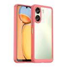 For Xiaomi Redmi 13C 4G Colorful Series Acrylic Hybrid TPU Phone Case(Red) - 1