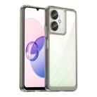 For Xiaomi Poco C65 Colorful Series Acrylic Hybrid TPU Phone Case(Transparent Grey) - 1