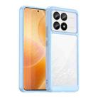 For Xiaomi Redmi K70 Colorful Series Acrylic Hybrid TPU Phone Case(Blue) - 1