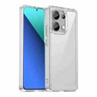 For Xiaomi Redmi Note 13 4G Global Colorful Series Acrylic Hybrid TPU Phone Case(Transparent) - 1