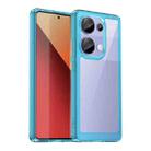 For Redmi Note 13 Pro 4G Global Colorful Series Acrylic Hybrid TPU Phone Case(Transparent Blue) - 1