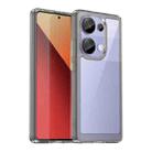 For Redmi Note 13 Pro 4G Global Colorful Series Acrylic Hybrid TPU Phone Case(Transparent Grey) - 1