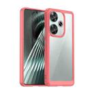 For Xiaomi Redmi Turbo 3 Colorful Series Acrylic Hybrid TPU Phone Case(Red) - 1