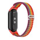 For Xiaomi Mi Band 8 Loop Nylon Watch Band(Rainbow Color) - 1