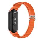For Xiaomi Mi Band 8 Loop Nylon Watch Band(Orange) - 1