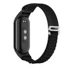 For Xiaomi Mi Band 8 Loop Nylon Watch Band(Black) - 1