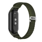 For Xiaomi Mi Band 8 Loop Nylon Watch Band(Green) - 1