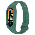 For Xiaomi Mi Band 8 Integrated Silicone Replacement Watch Band(Green) - 1