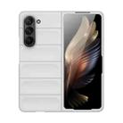 For Samsung Galaxy Z Fold5 Skin Feel Magic Shield Shockproof Phone Case(White) - 1