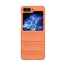 For Samsung Galaxy Z Flip5 Skin Feel Magic Shield Shockproof Phone Case(Orange) - 1