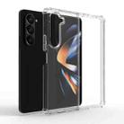 For Samsung Galaxy Z Fold5 Transparent PC + TPU Shockproof Phone Case - 1