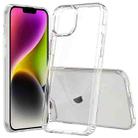 For iPhone 15 Plus Scratchproof Acrylic TPU Phone Case(Transparent) - 1