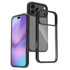 For iPhone 17 Pro Max Scratchproof Acrylic TPU Phone Case(Black) - 1
