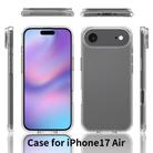 For iPhone 17 Air Scratchproof Acrylic TPU Phone Case(Black) - 2