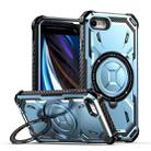 For iPhone SE 2022 / 2020 / 8 / 7 Armor Series Holder Phone Case(Blue) - 1