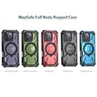 For iPhone 16 Pro Max Armor Series Holder Phone Case(Blue) - 2