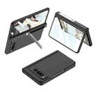 For Google Pixel Fold GKK Integrated Fold Hinge Full Coverage Phone Case with Holder(Black) - 1