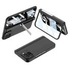 For Google Pixel 9 Pro Fold GKK Integrated Fold Hinge Full Coverage Phone Case with Holder(Black) - 1