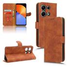 For Infinix Note 30 Skin Feel Magnetic Flip Leather Phone Case(Brown) - 1