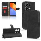 For Infinix Note 30i Skin Feel Magnetic Flip Leather Phone Case(Black) - 1