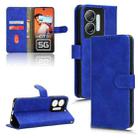 For Infinix Hot 30 5G Skin Feel Magnetic Flip Leather Phone Case(Blue) - 1