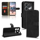 For Infinix GT 10 Pro Skin Feel Magnetic Flip Leather Phone Case(Black) - 1