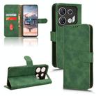 For Infinix GT 10 Pro Skin Feel Magnetic Flip Leather Phone Case(Green) - 1