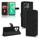 For Infinix Smart 8 Skin Feel Magnetic Flip Leather Phone Case(Black) - 1