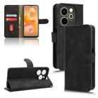 For Infinix Hot 40i Skin Feel Magnetic Flip Leather Phone Case(Black) - 1