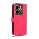 For Infinix Hot 40i Skin Feel Magnetic Flip Leather Phone Case(Rose Red) - 3