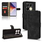 For Infinix Note 40 5G Skin Feel Magnetic Flip Leather Phone Case(Black) - 1