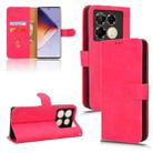 For Infinix Note 40 5G Skin Feel Magnetic Flip Leather Phone Case(Rose Red) - 1